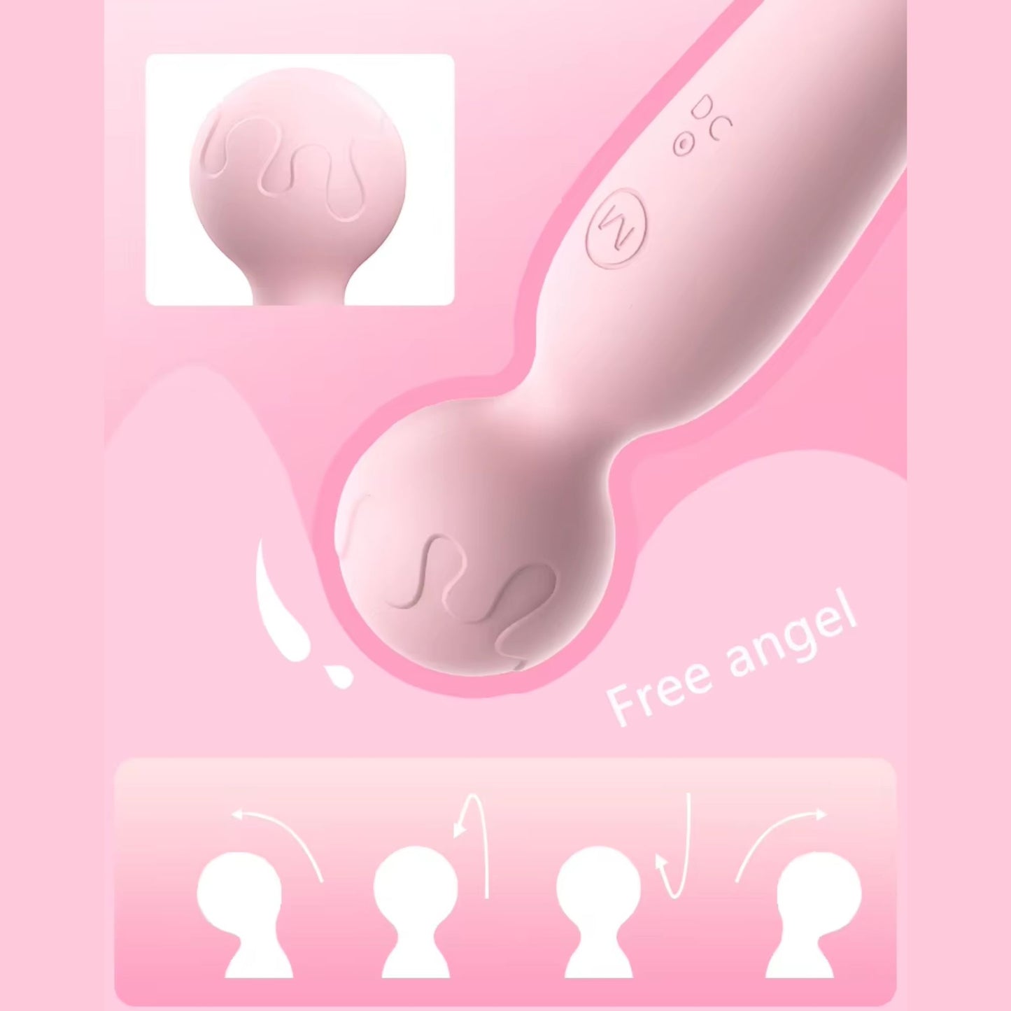 Female Mini AV Stick Multi-Frequency Massager