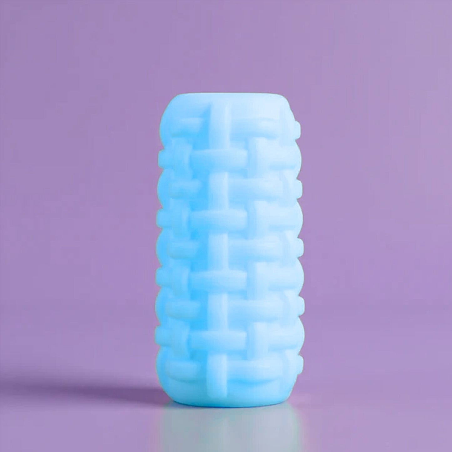 Squishy Massager for men Soft, squishy, ribbed stroker for men Sky
