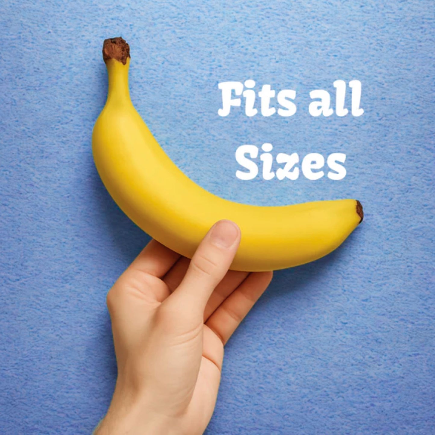 Squishy Massager for men Soft, squishy, ribbed stroker for men Sky